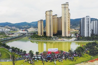 闽清在梅溪流域综合整治中,打造景观新空间 闽清在梅溪流域综合整治中,打造景观新空间