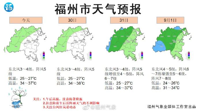 “轩岚诺”或达超强台风！福州局部预计有大暴雨